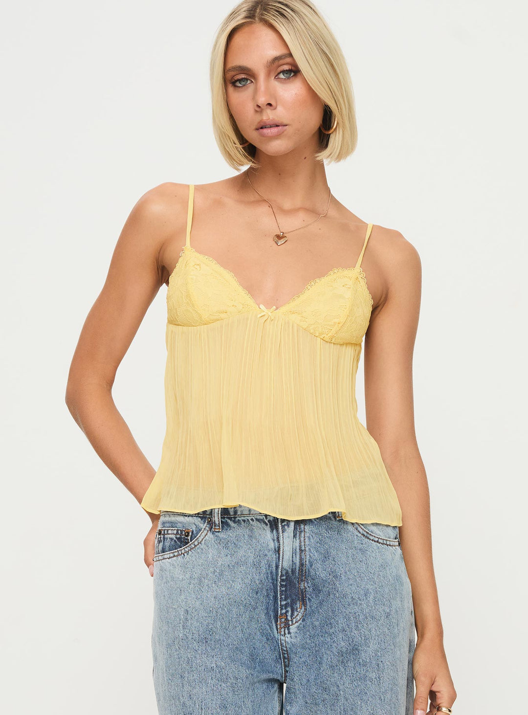 Camilla™️ | Mesh Princess Lemon Top