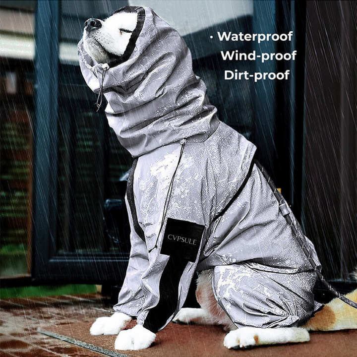 CVPSULE™ | Reflective All-Seasons Waterproof Dog Rain Coat