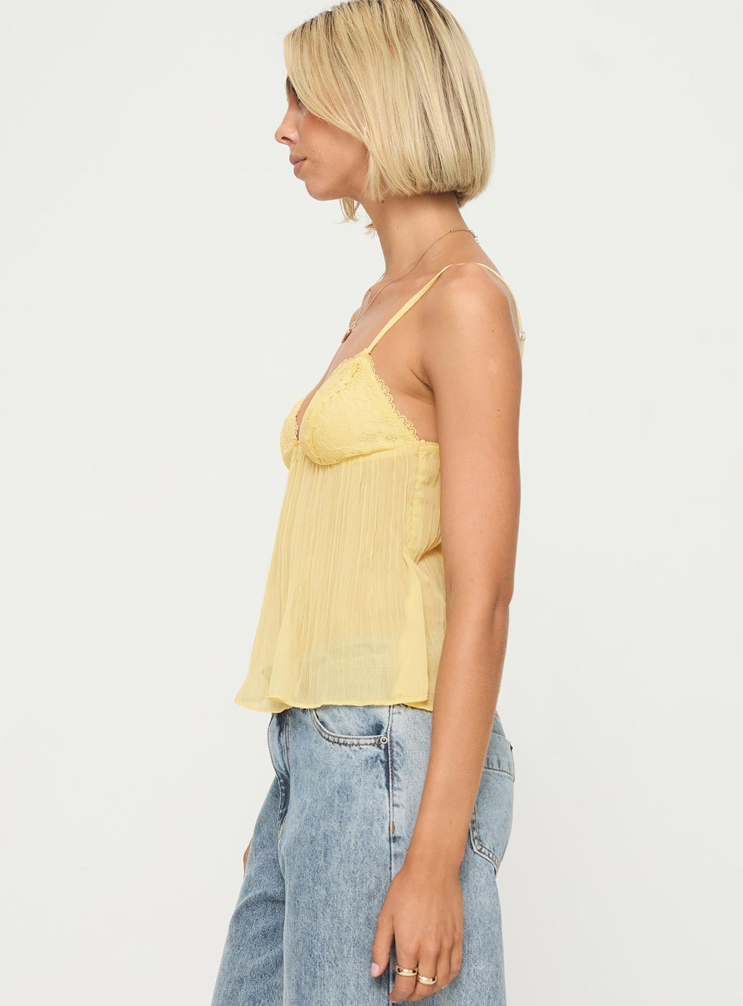 Camilla™️ | Mesh Princess Lemon Top