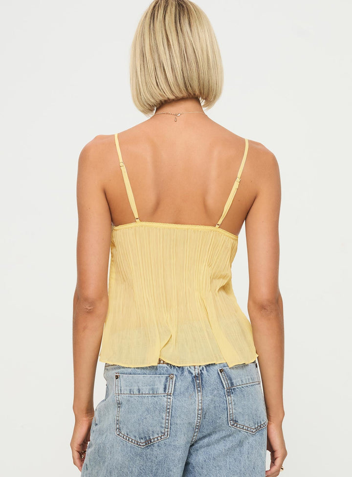 Camilla™️ | Mesh Princess Lemon Top