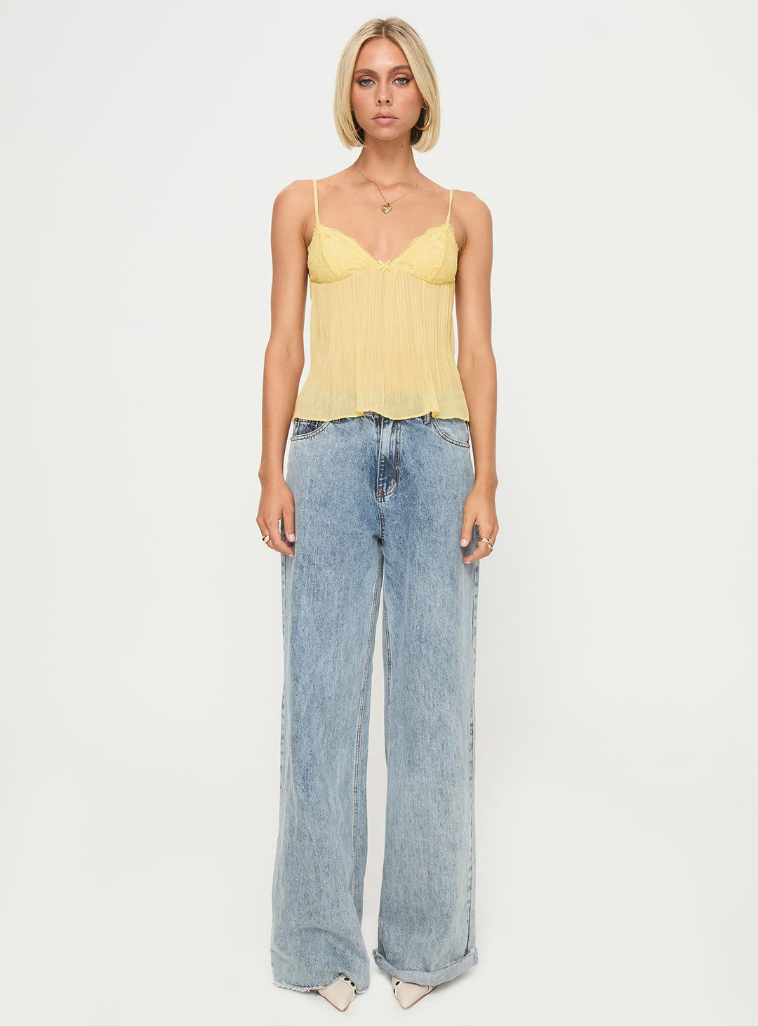 Camilla™️ | Mesh Princess Lemon Top