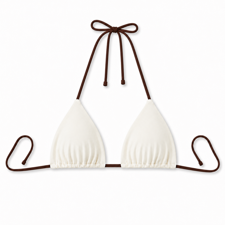 ALMA | TRIANGLE HALTER BIKINI TOP