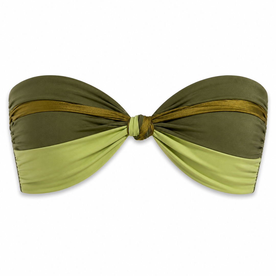 BORA | KNOTTED BANDEAU TOP