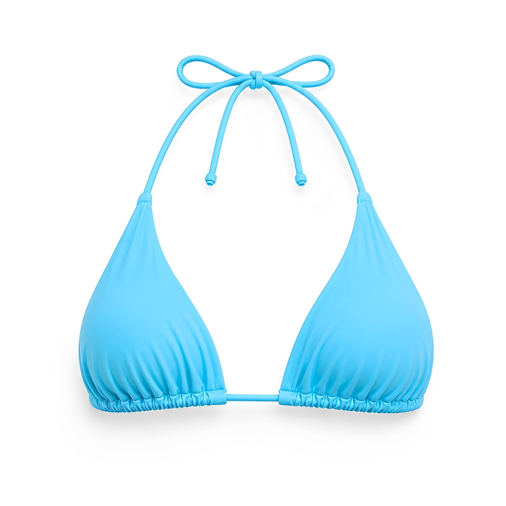 TRIANGLE HALTER BIKINI TOP