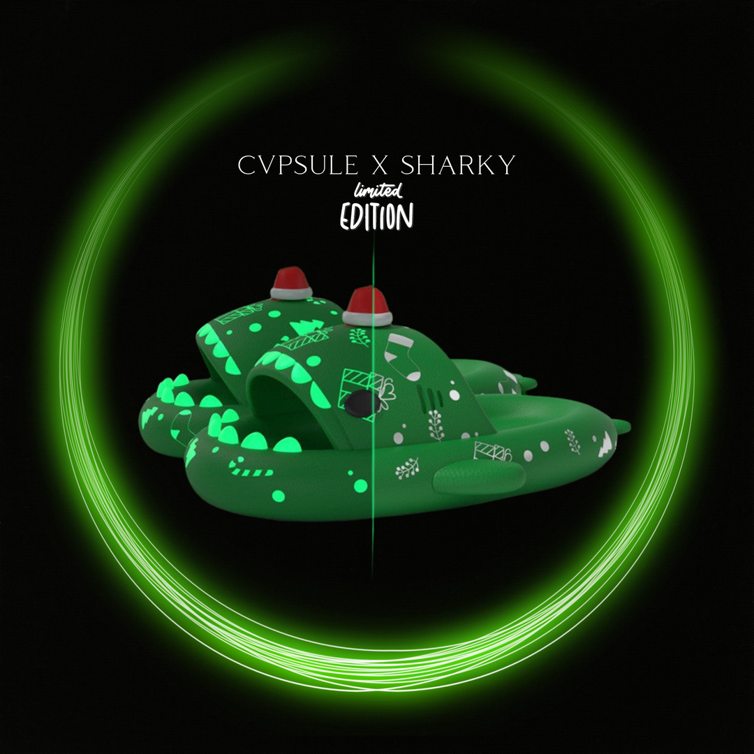 Sharky™ | Glow-in-Dark Shark Limited Edition Christmas  Slides