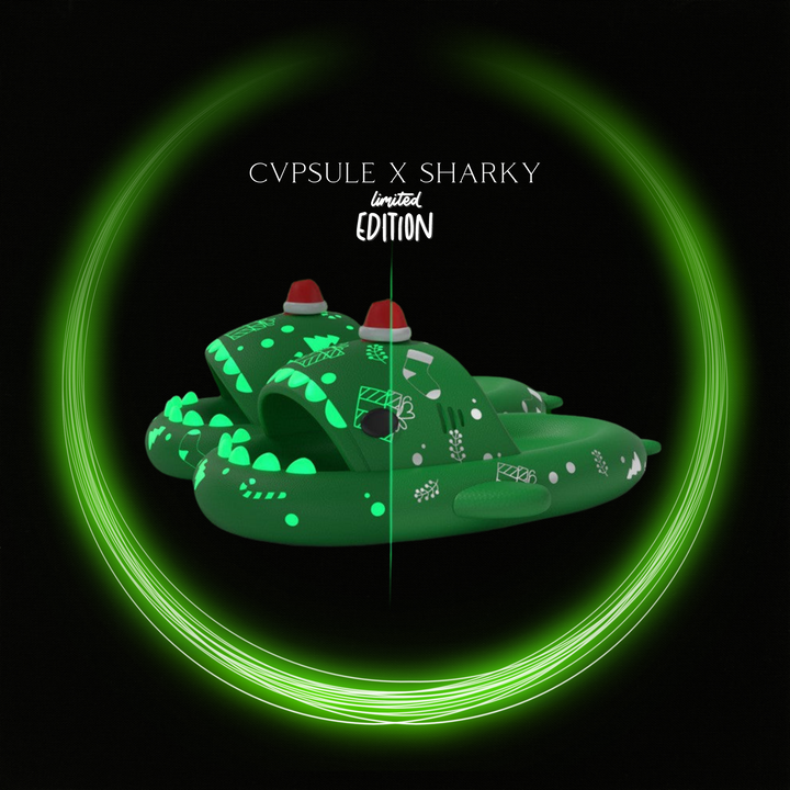 Sharky™ | Glow-in-Dark Shark Limited Edition Christmas  Slides