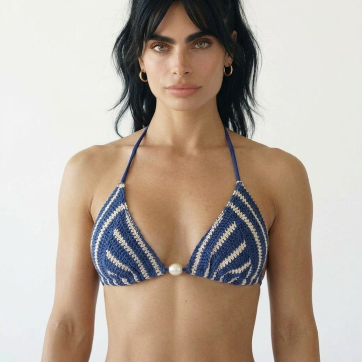 GINEVRA | TRIANGLE PLUNGE BIKINI TOP