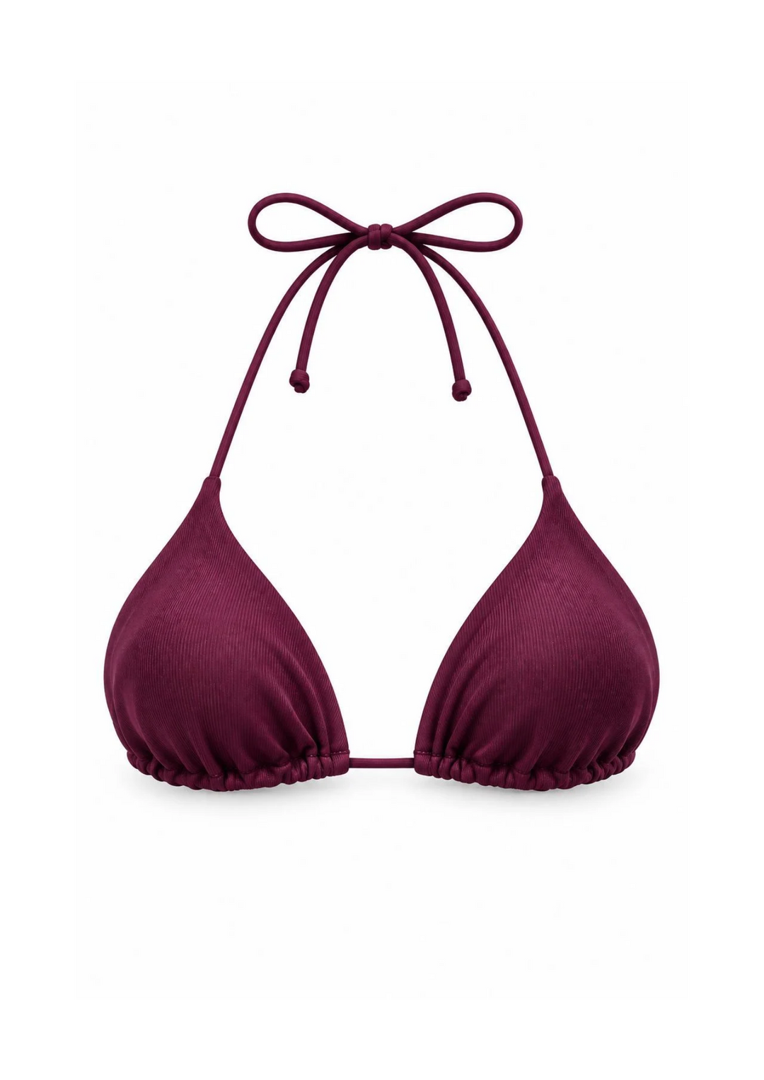 TRIANGLE HALTER BIKINI TOP