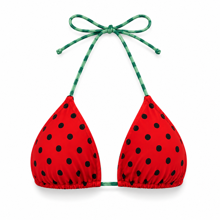 MELINA | TRIANGLE HALTER BIKINI TOP