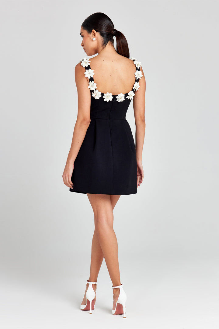 Chiara™️ | Monochrome Flower Dress