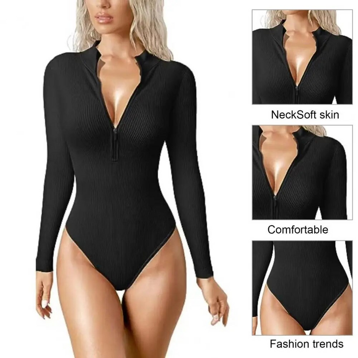 Harper™ Waist Zip-Up Bodysuit