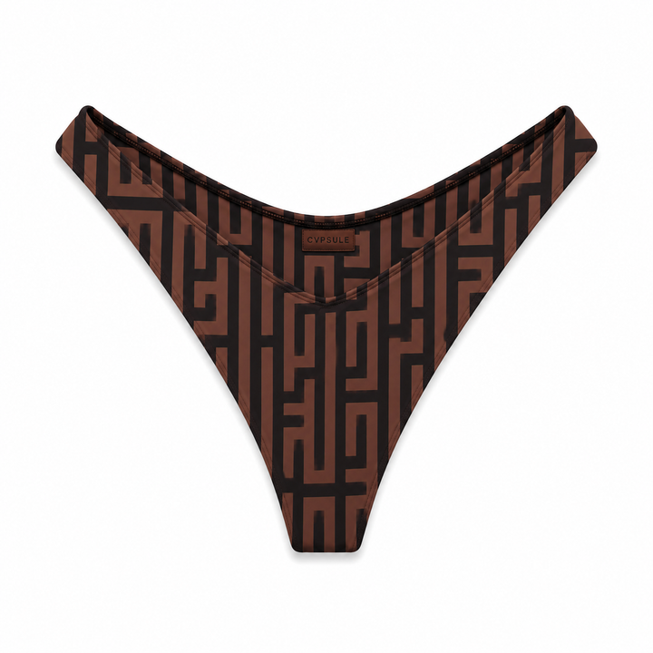 SIENNA | MONOGRAM BIKINI TANGA BOTTOM