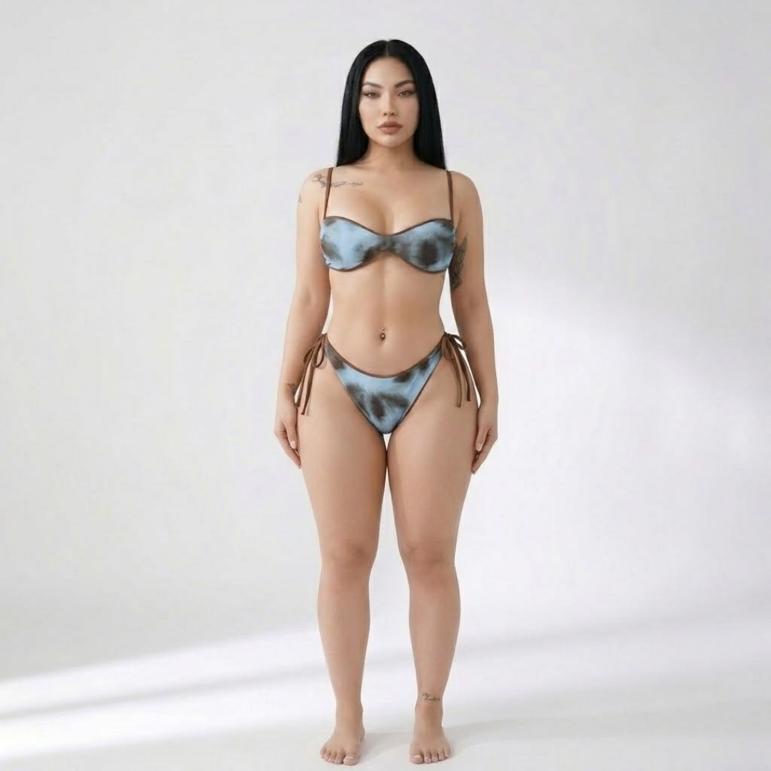 SKY | TIE-SIDE BIKINI TOP