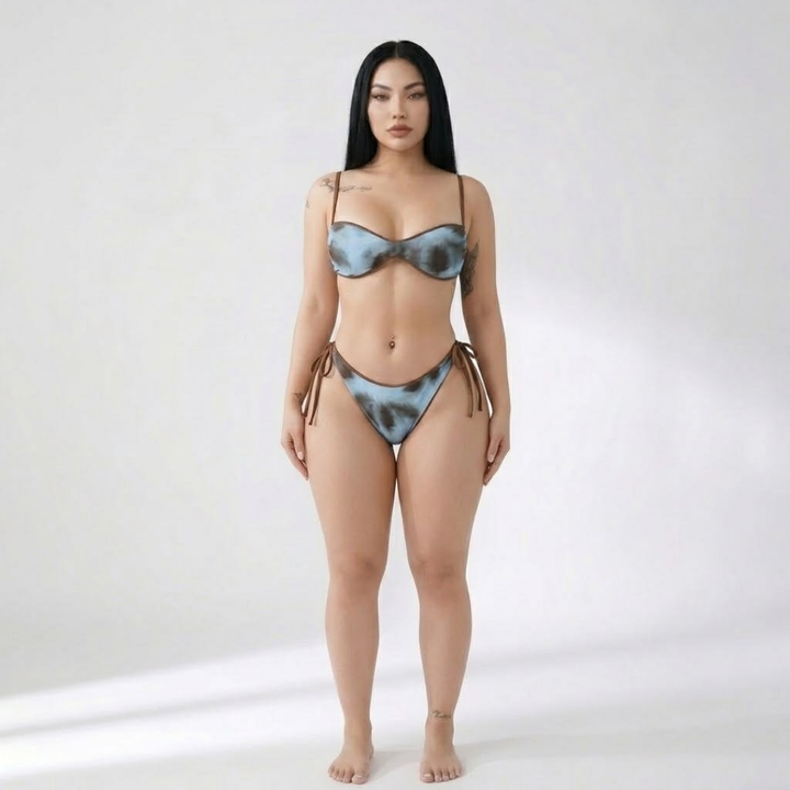 SKY | TIE-SIDE BIKINI TOP