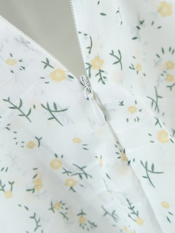 Giorgia™️ | Embroidery Printed Halter Dress