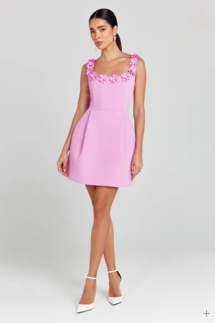 Chiara™️ | Monochrome Flower Dress