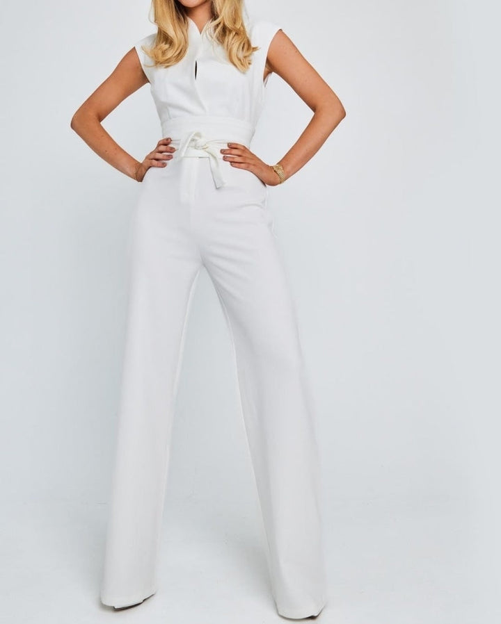 Carolina™ | JUMPSUIT MET WIJDE PIJPEN