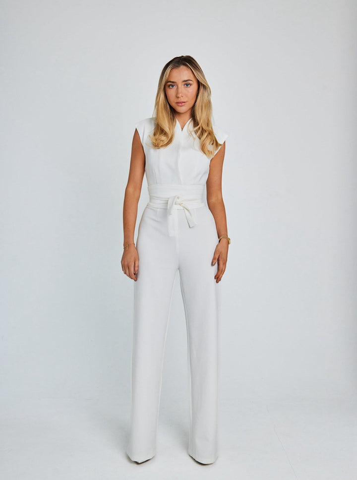 Carolina™ | JUMPSUIT MET WIJDE PIJPEN