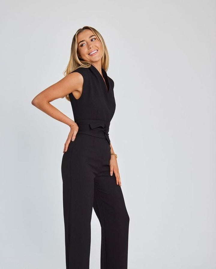 Carolina™ | JUMPSUIT MET WIJDE PIJPEN